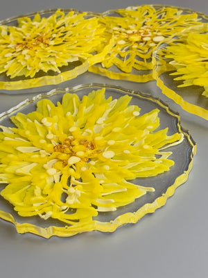 3D Floral Coasters