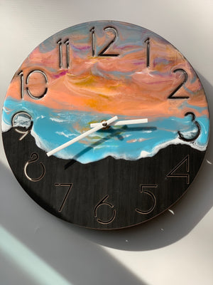 California Sunset Wall Clock