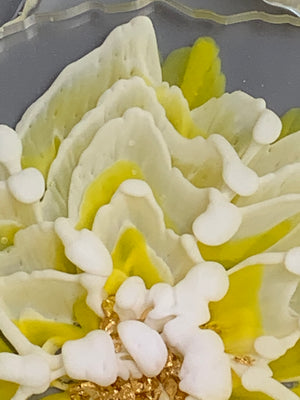 3D Floral Coasters - Yellow Petals