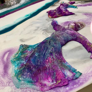 3D Resin Art - Whirling Dervish - 36x40in