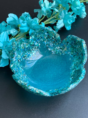 Seashells Bowl: Turquoise